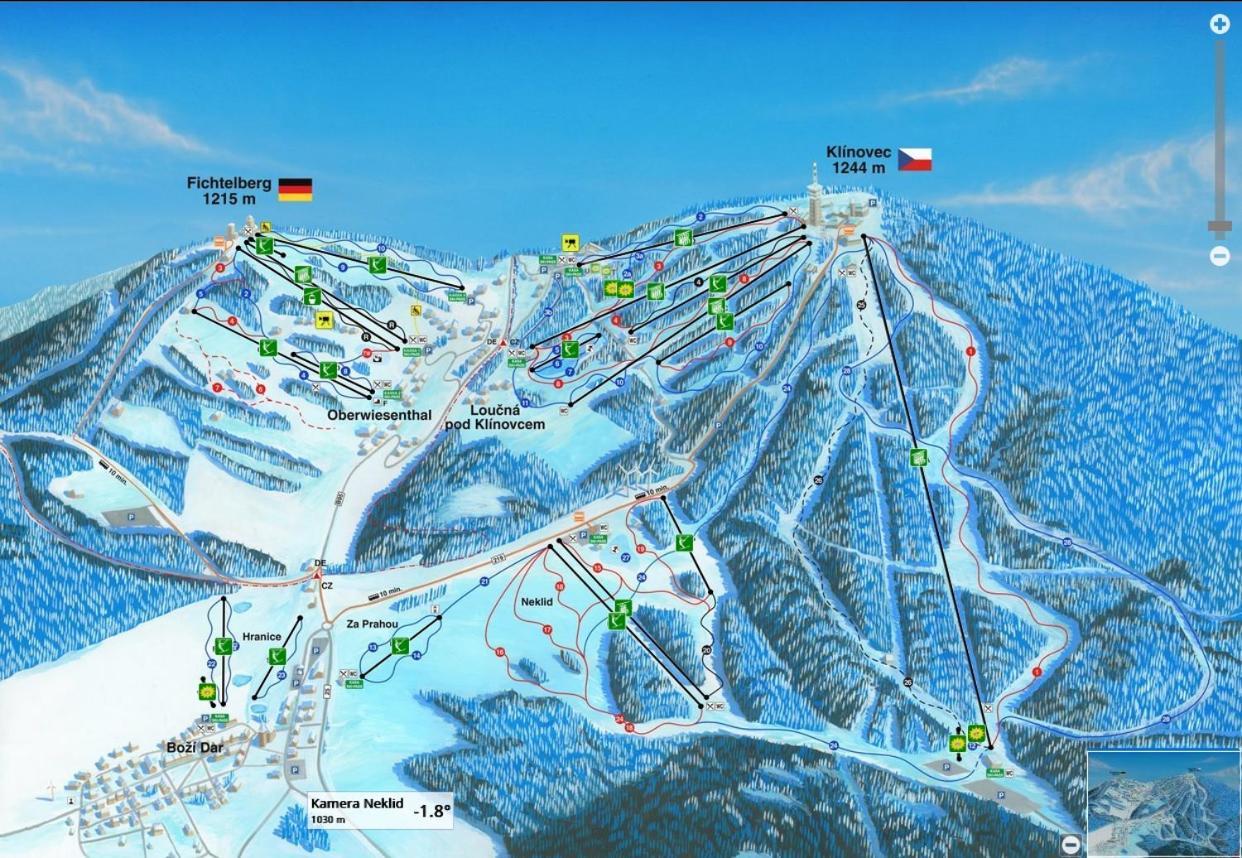 Ski Berg Klinovec Loučná pod Klínovcem エクステリア 写真